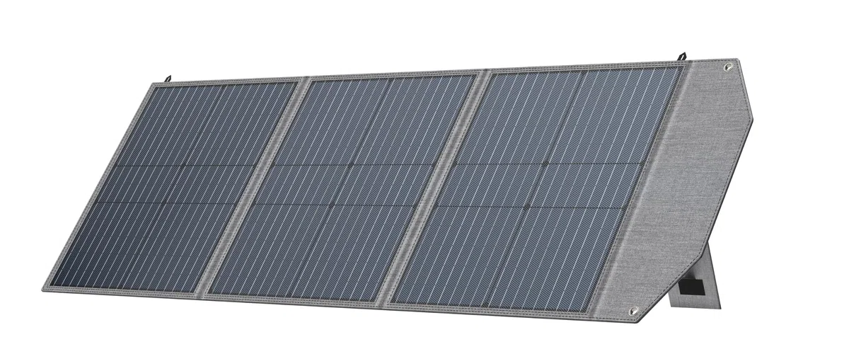 Panel solar monocristalino plegable de 100 W y batería LiFePO4 de 12 V 50 Ah | Con BMS, batería de litio, diseño portátil, energía solar, kit completo