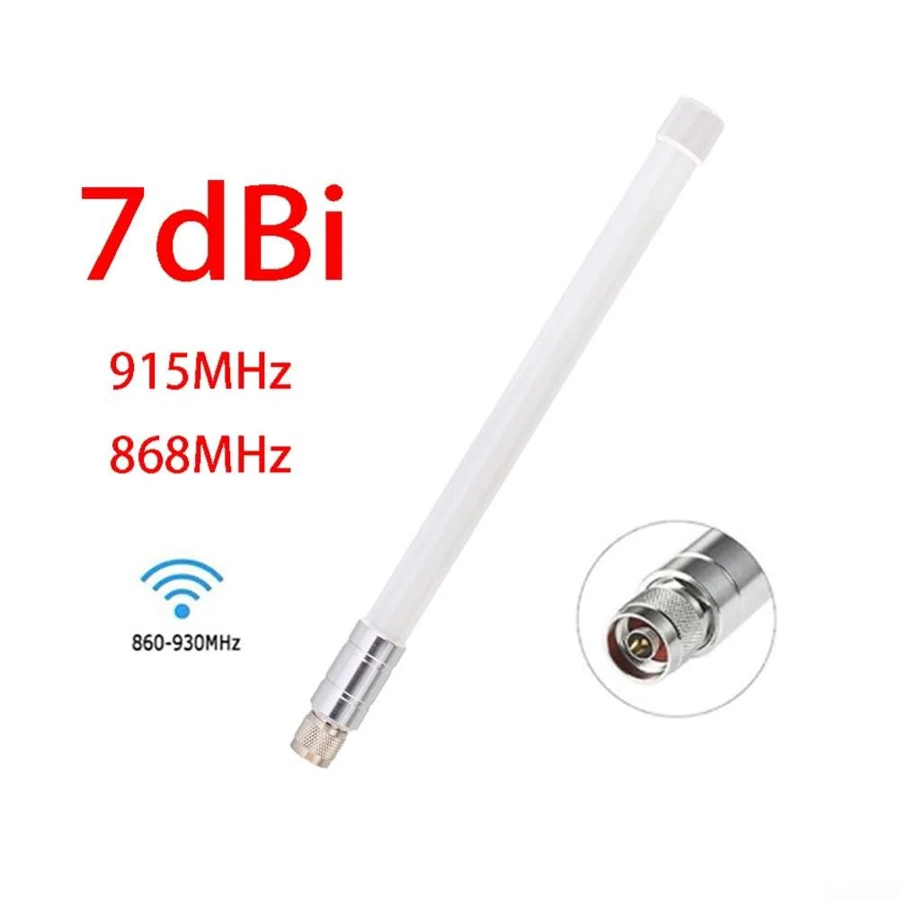 Antena exterior para LORA Antena omnidireccional de fibra de vidrio LTE, antena receptora de larga distancia para exteriores