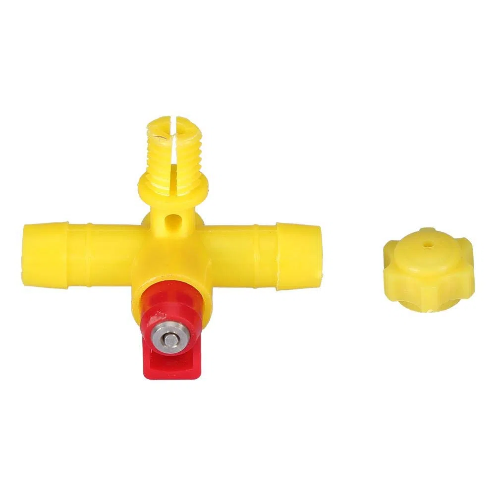 10 unids Pollo Alimentador automático de Niples de Agua Beber Pollo Pato Pájaro Nippler WatererDispenser de riego de Aves de Corral para Patos Gallina Pavos Gansos Codornices