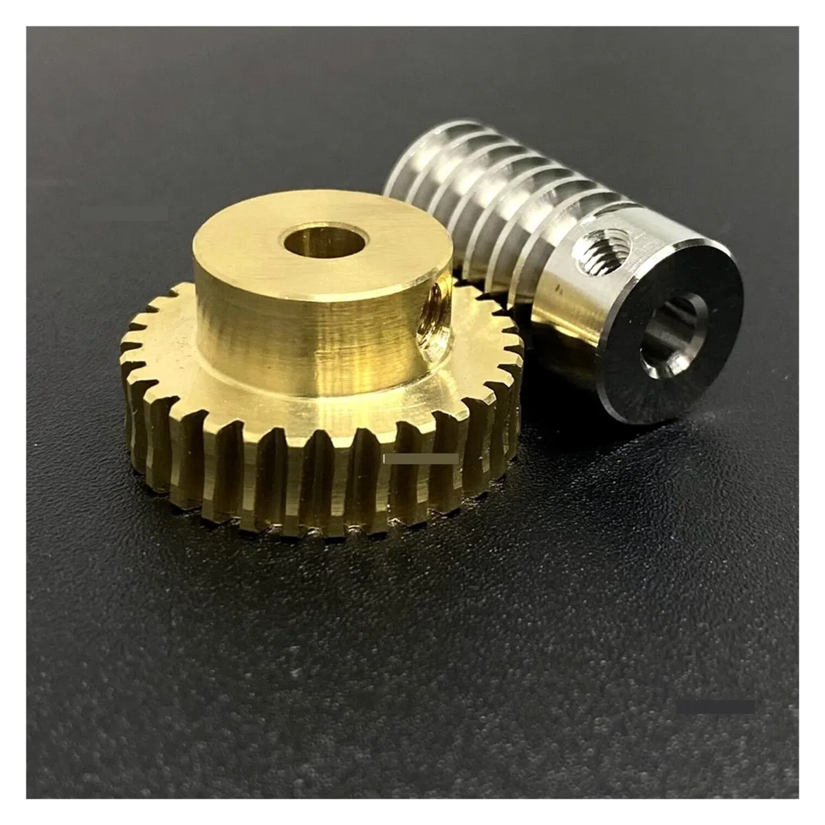 Engranaje de tornillo sin fin y tornillo sin fin 0,8 M juego de engranaje de tornillo sin fin de turbina de precisión 1:20/30/40/50/60 dientes accesorios de engranaje de cobre de tornillo sin fin de a