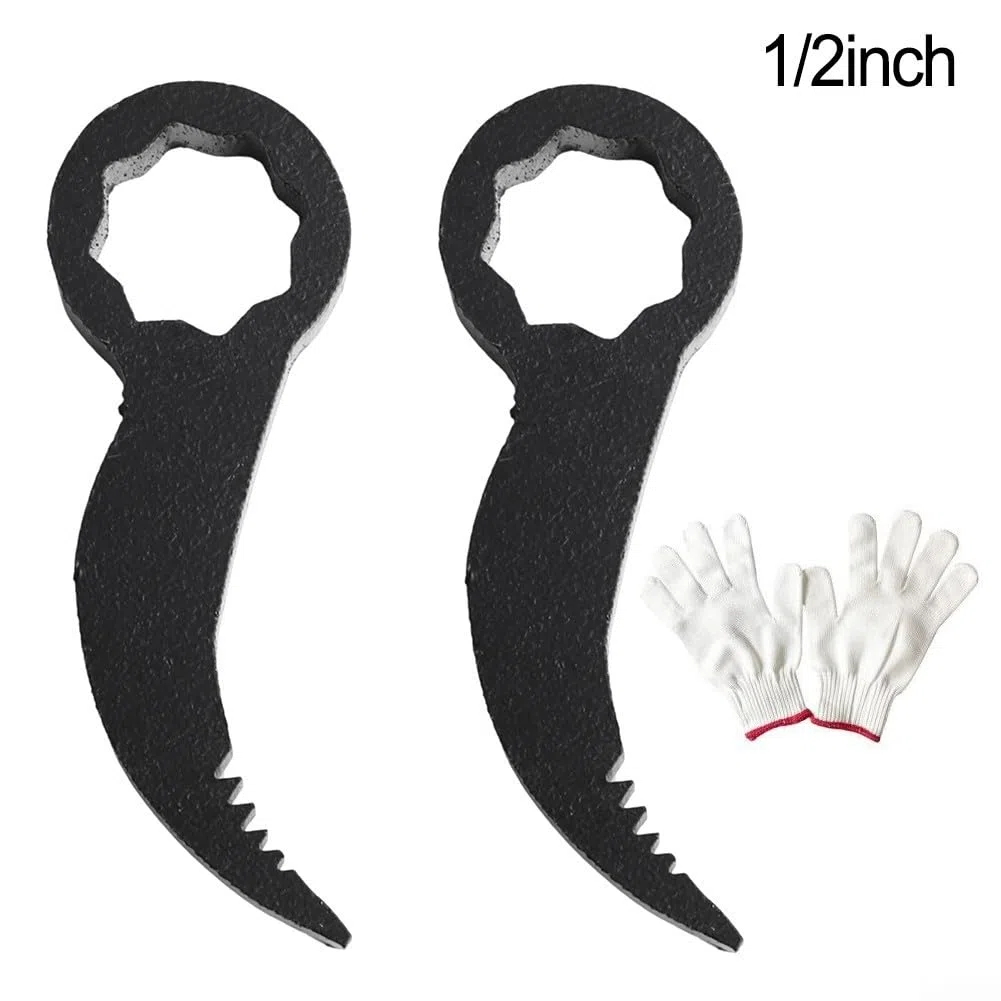 DAZZLEEX 2 cabezales adaptadores de llave de palanca para estabilidad del vehículo y manejo seguro con guantes (B)
