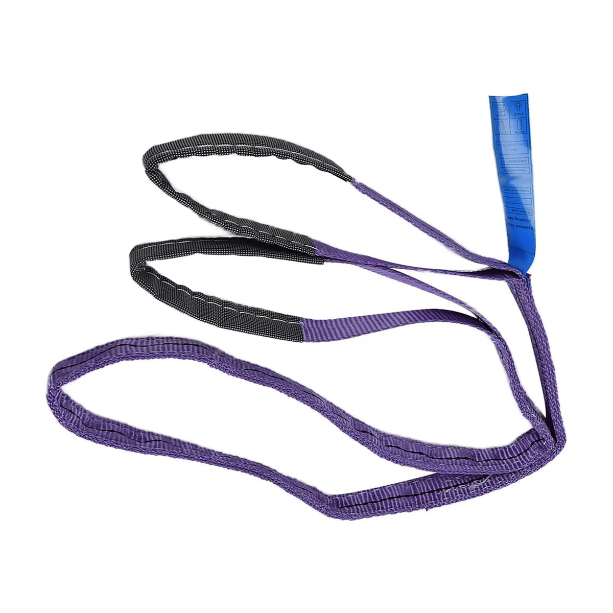 1t Correa De Elevación, Eslingas De Elevación De La Capacidad De Carga, Poliéster Resistente Para Remolque, Eslinga Redonda Para Grúa Correa Del Cabrestante La Honda(2m 6.56ft)