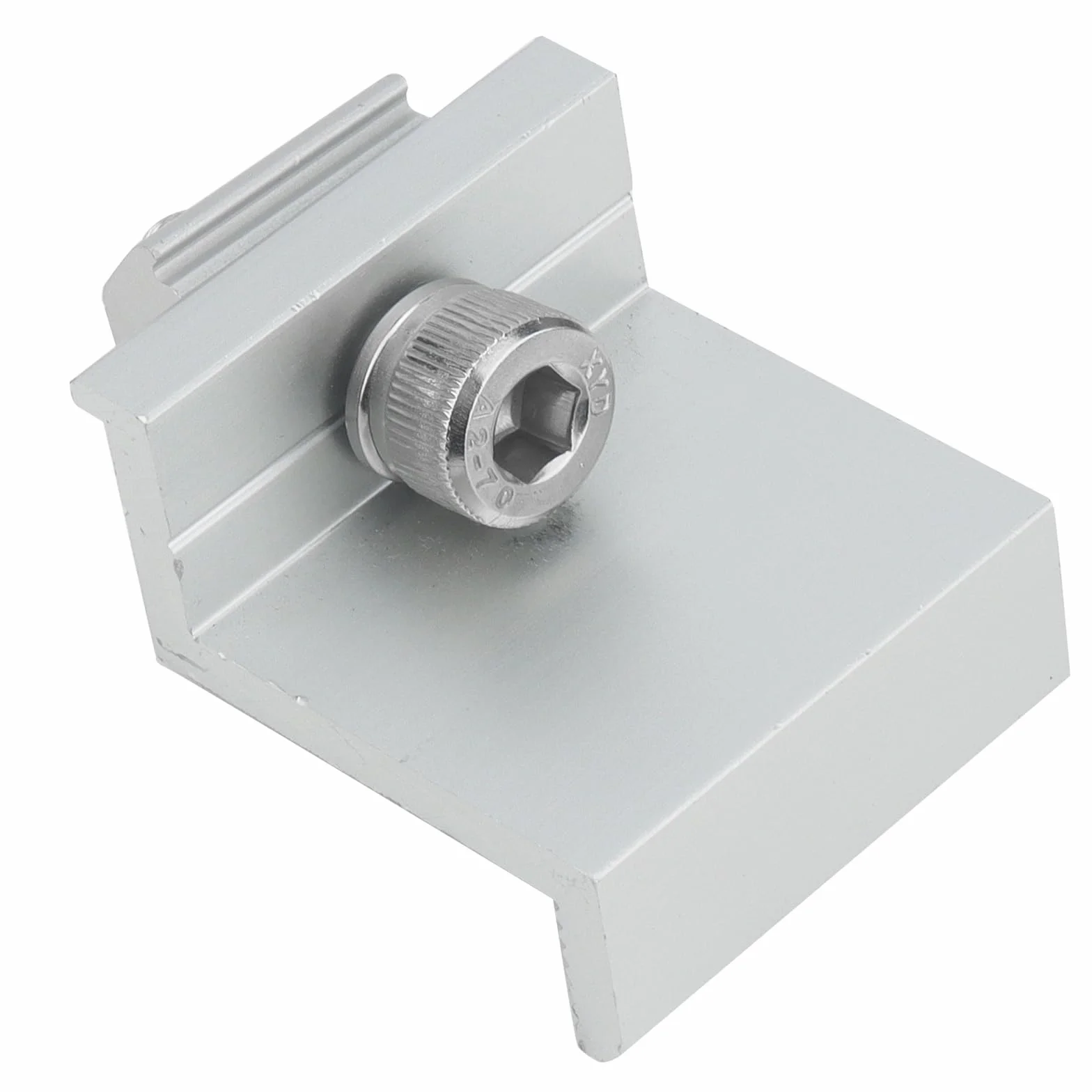 14 unidades de soporte para módulo solar, abrazadera de extremo solar, 35 mm, ajustable, panel solar, con tuercas y tornillos para caravanas, barcos, techos, paredes