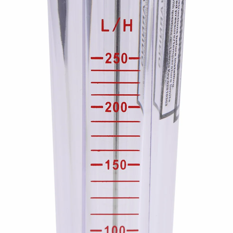 Akozon Medidor de Flujo de Agua, Tubo de Plástico Tipo 25-250L H Medidor de Flujo de Agua Instantáneo