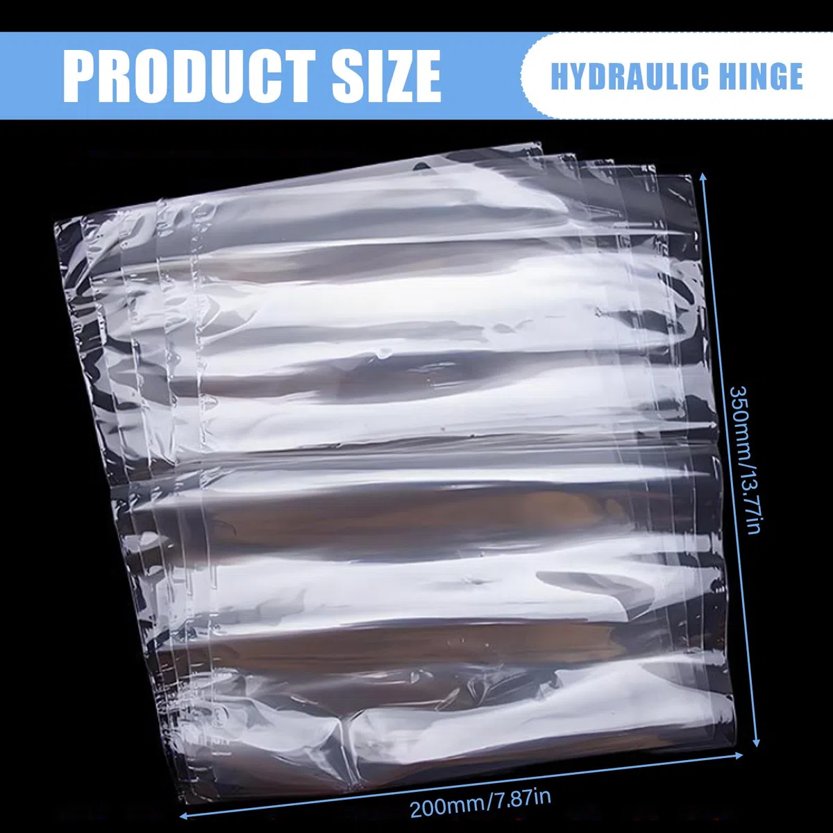 300 bolsas de plástico retráctil, 20 x 35 cm, transparentes con sello térmico, bolsas termorretráctiles impermeables para embalaje de zapatos, manualidades, cosméticos, jabón, velas