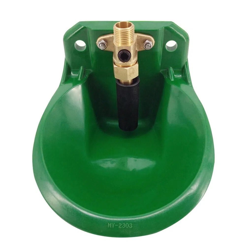 Bebedero de agua automático duradero, alimentación saludable, bebederos para ganado fáciles de limpiar, bebedero de agua automático para ganado PP