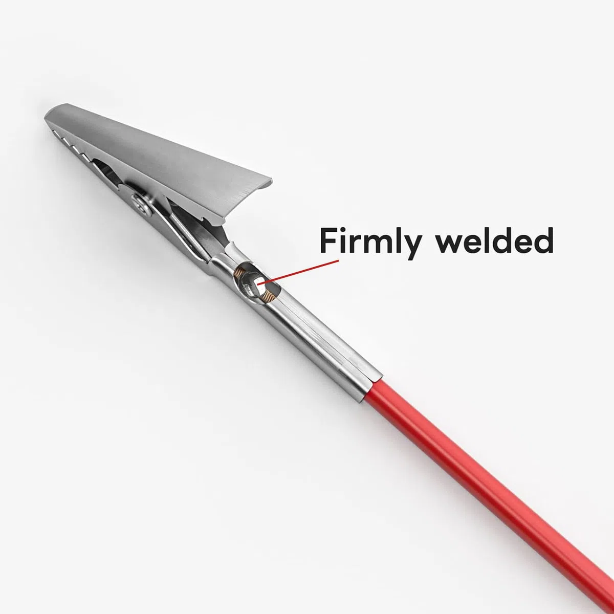 2 cables de prueba de pinzas de cocodrilo, cable de prueba flexible 3M, pinzas de cocodrilo de doble cara aisladas con cable, cable de cocodrilo para multímetro, 1000 V 15 A, rojo y negro (3