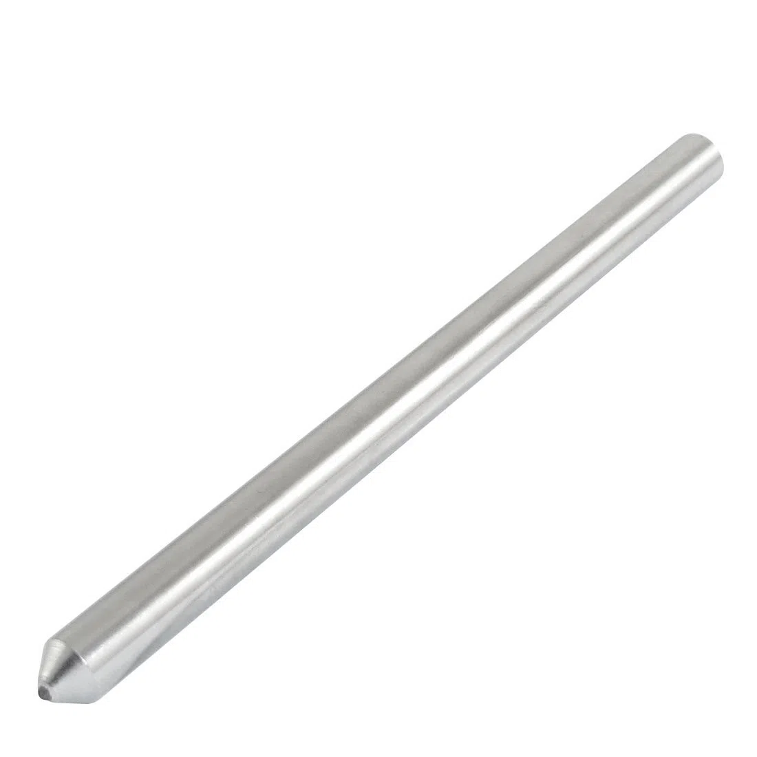 sourcing map a12112200ux0219 Herramienta de tocador de diamante de punta cónica de muela abrasiva de 3/8 x 6 pulgadas, tono plateado