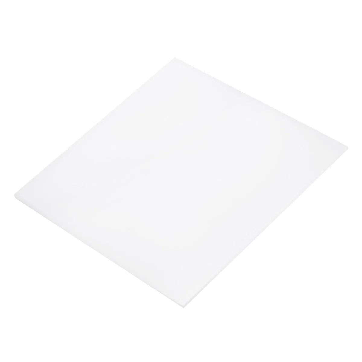 DMiotech 10 x 10 x 1/16 Pulgadas Hojas de Plástico UHMW, Polietileno de Ultra Alto Peso Molecular, Tablero de Polietileno Blanco Opaco para Automoción, Química, Fabricación