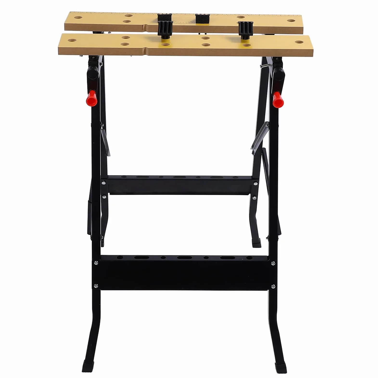 Keenso Versátil mesa de trabajo plegable, herramientas de reparación de taller, banco de trabajo, resistente y duradero, diseño compacto ligero, sujeción, pintura, corte, 220 libras