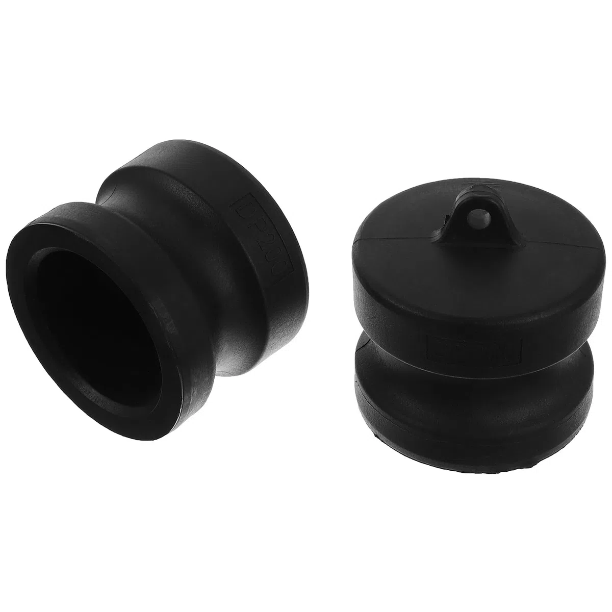 BETOOKY Acoplamiento Camlock Pp Dn50 2 Pulgadas 2 Piezas, Tapón Antipolvo de Bloqueo de Leva, Adaptador de Ranura para Accesorios de Manguera Hidráulica y Fontanería Industrial