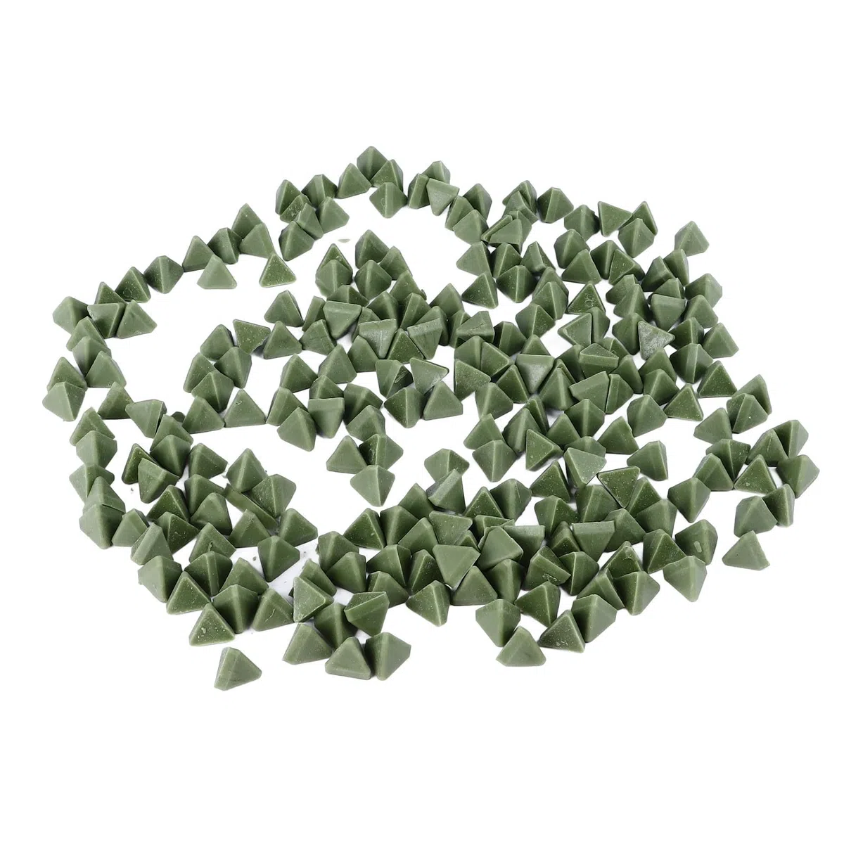 Triangle Resin Abrasive Efficient Resin Tumbling Media Fine Polishing for Jewelry Gemstone Shells 15mm 17.6oz