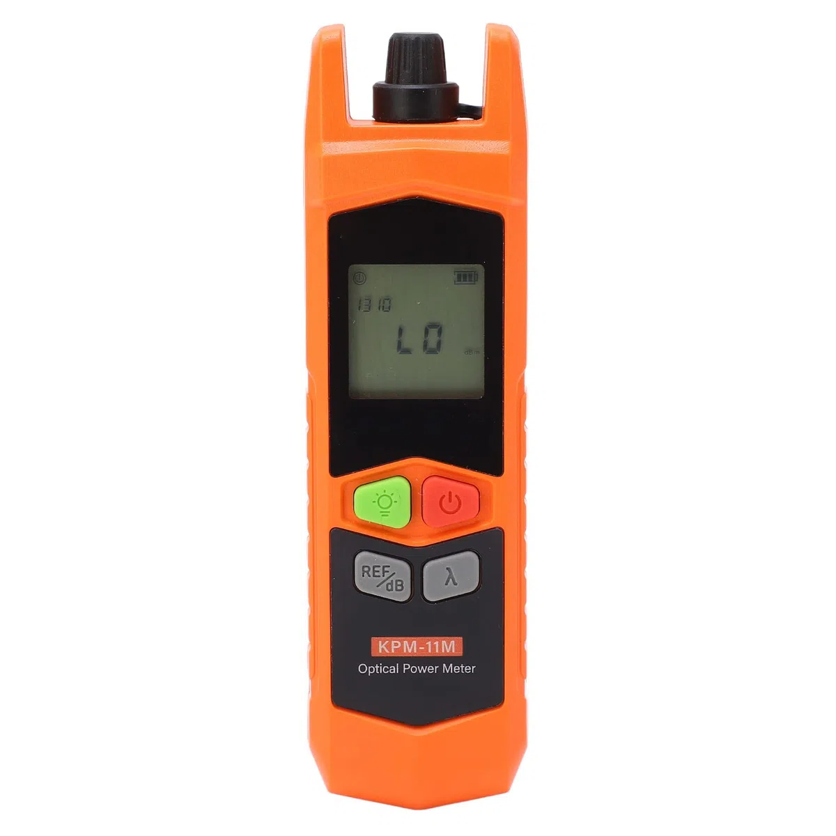 Mini Probador de Potencia óptica de Fibra, Medidor de Potencia óptica con Localizador Visual de Fallos, Probador de Cable de Fibra óptica de 7 Longitudes de Onda (KPM-11M-A-G)
