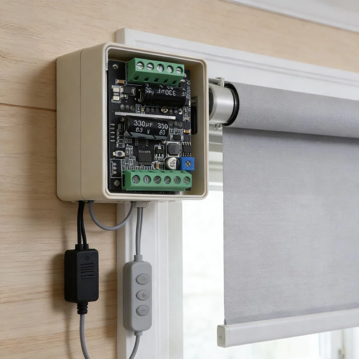 BLDC - Controlador de Motor trifásico sin escobillas, Control PLC y PWM, con protección contra sobrecorriente (Valor máximo de 500 W, 6-60 V, 16 A/20 A)