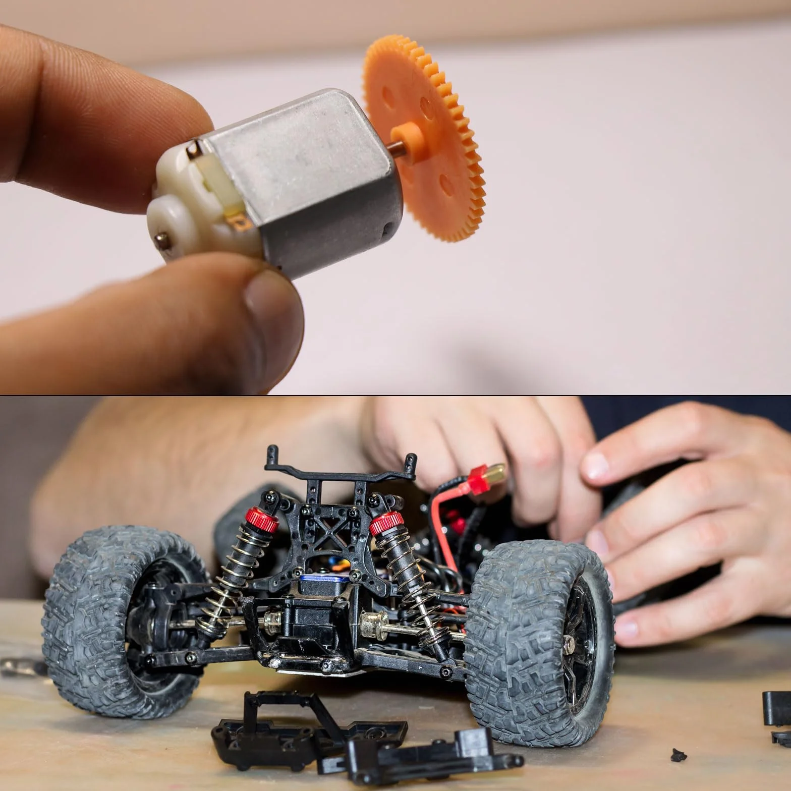 sourcing map Piñón Endurecido 32P, Engranajes de Motor Kit 2Pzs 21T 22T para Eje de Motor RC de 5mm, Engranajes de 32 Pasos 0,8 Paso Métrico para Coche RC, con Llave Hexagonal