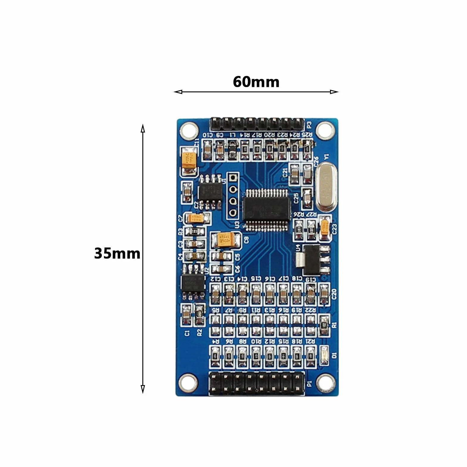 ADS1256 5V 24 Bit 8 Canal ADC Módulo de adquisición de datos ADC de alta precisión