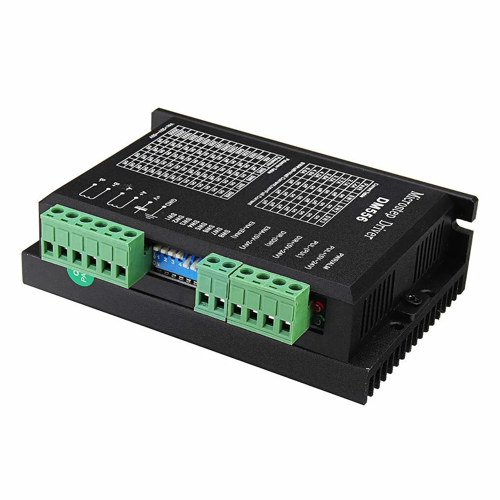 DollaTek 5.6A DC 24-50V 57/86 Controlador Paso a Paso de 2 Fases DM556 Controlador de Motor Paso a Paso