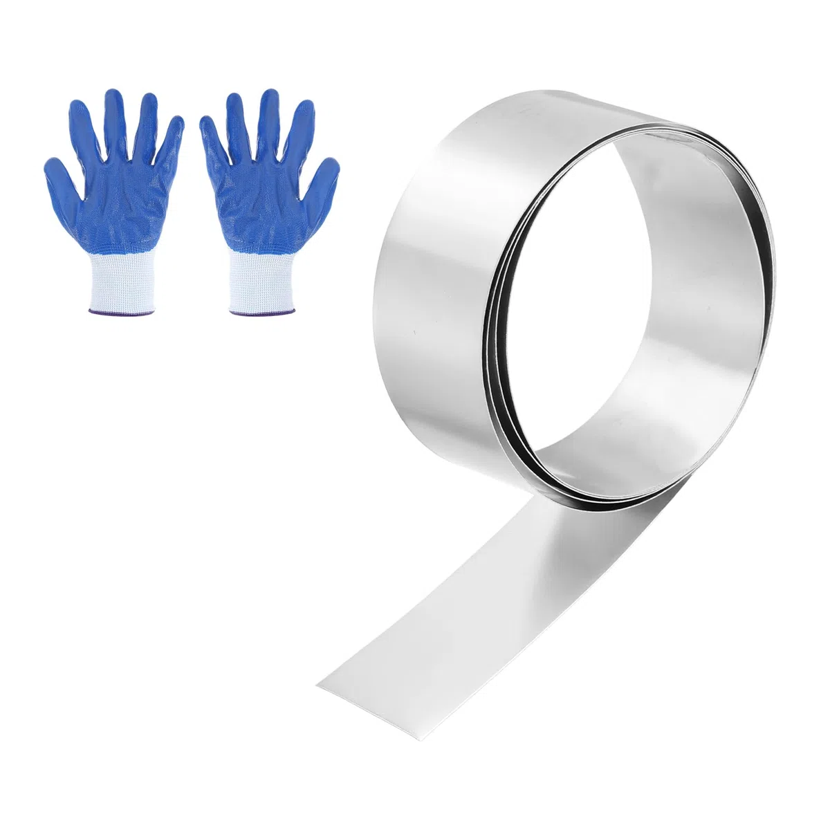 QUARKZMAN Lámina De Acero Inoxidable 304 En Rollo 0.25mm X 30mm X 1m Tira Metálica Placa De Acero Inoxidable Lámina Para Manualidades Equipos Electrónicos De Cocina Color Plateado