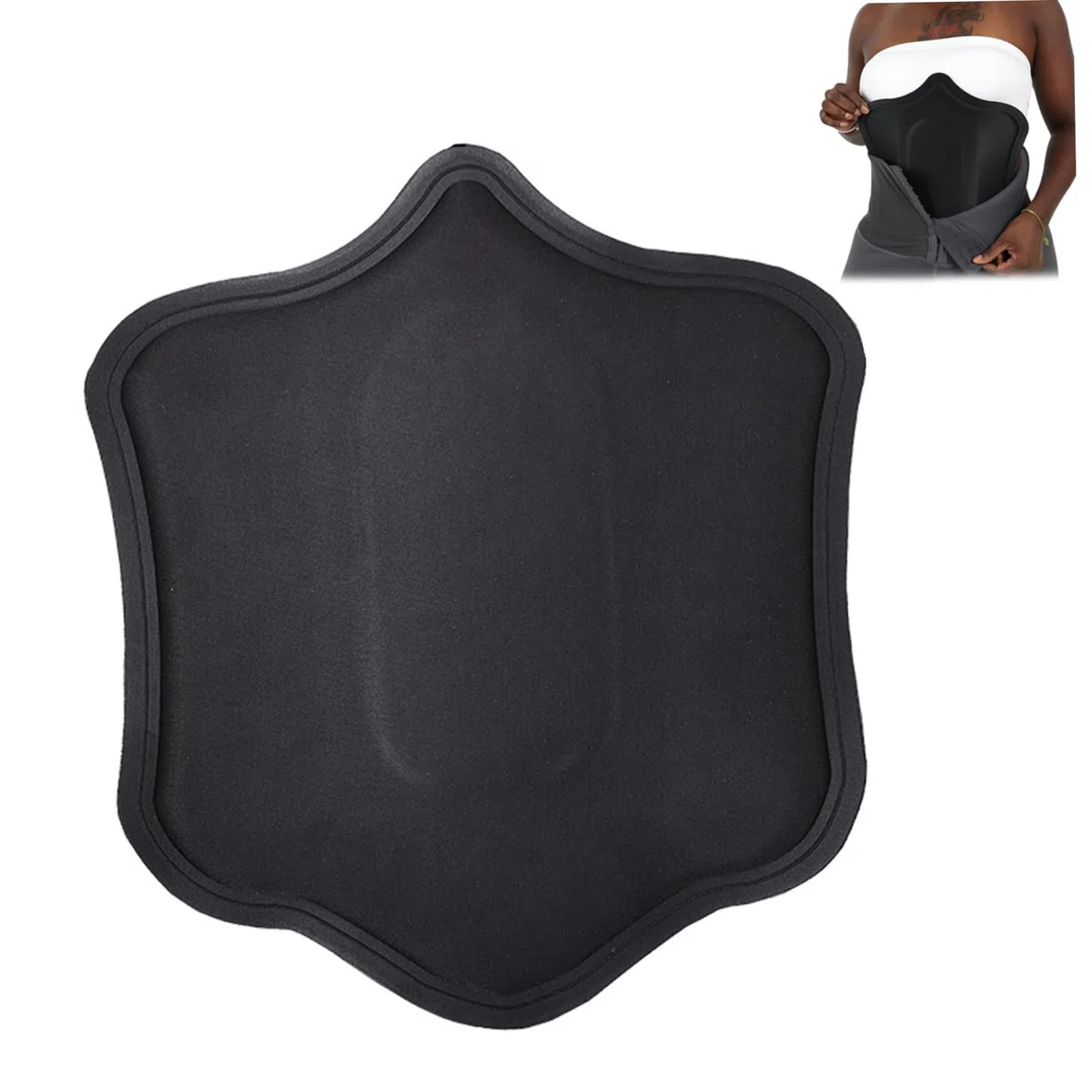 Tablero Abdominal, liposucción Posterior a la cirugía BBL Lipo Foam Tablas, Tabla Suave y cómoda después de la cirugía, prevenir la compresión de Las Arrugas/Negro