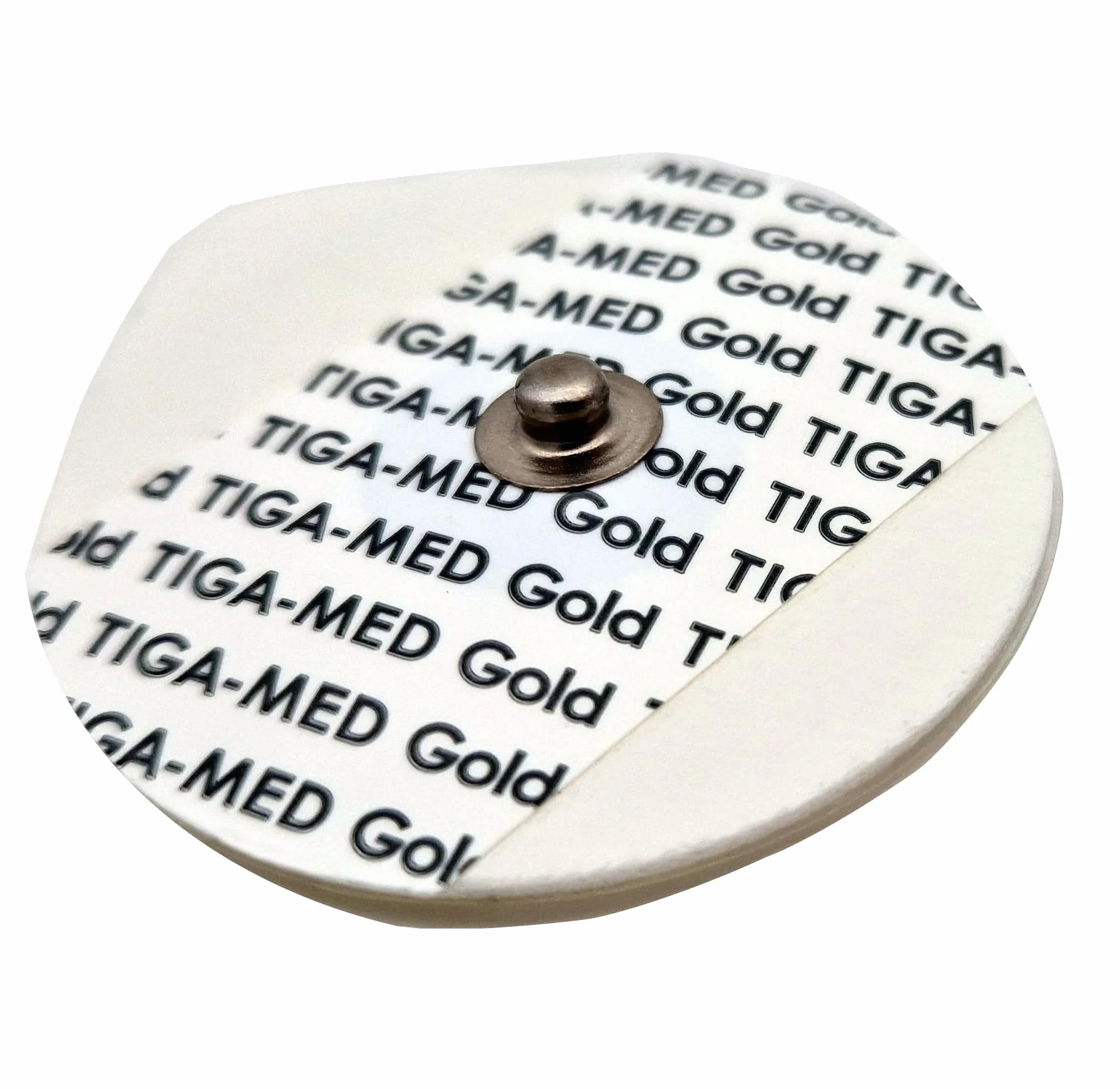 Tiga-Med ECG - Electrodos (100 unidades, 45 mm, gel sólido)
