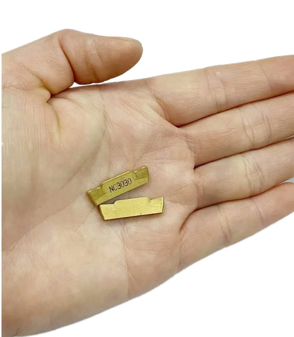 10 piezas de herramientas industriales MGMN300-G (3MM) insertos de carburo recubierto de estaño, para MGEHR MGIVR Torno ranurado herramienta de corte