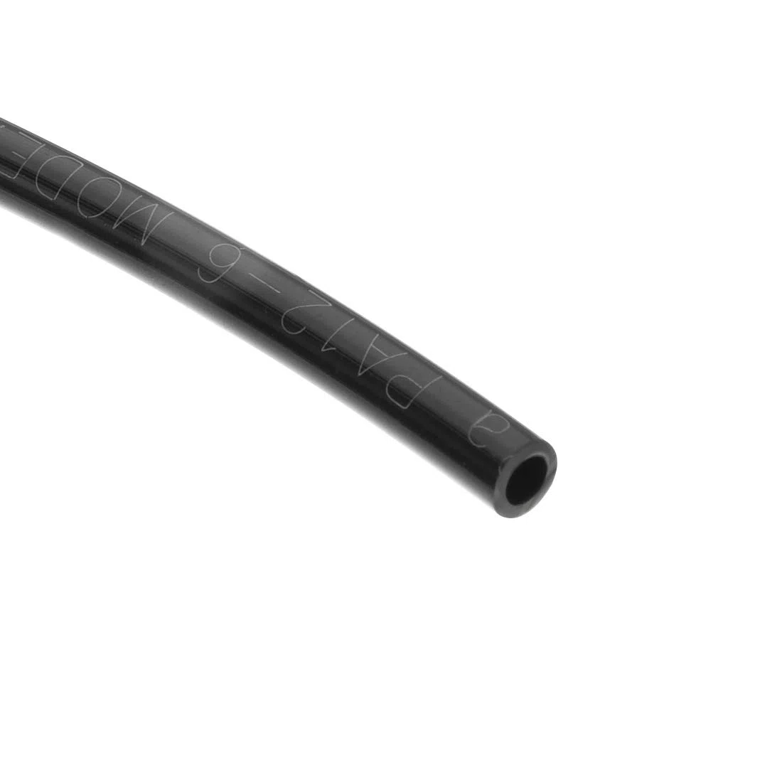sourcing map Nylon Línea Manguera Tubo, 3mm(0.11") ID x 5mm(0.19") OD 3 M PA6 Nylon Tubo Neumático Aire Freno Tubería para Fluidos Transferencia Negro