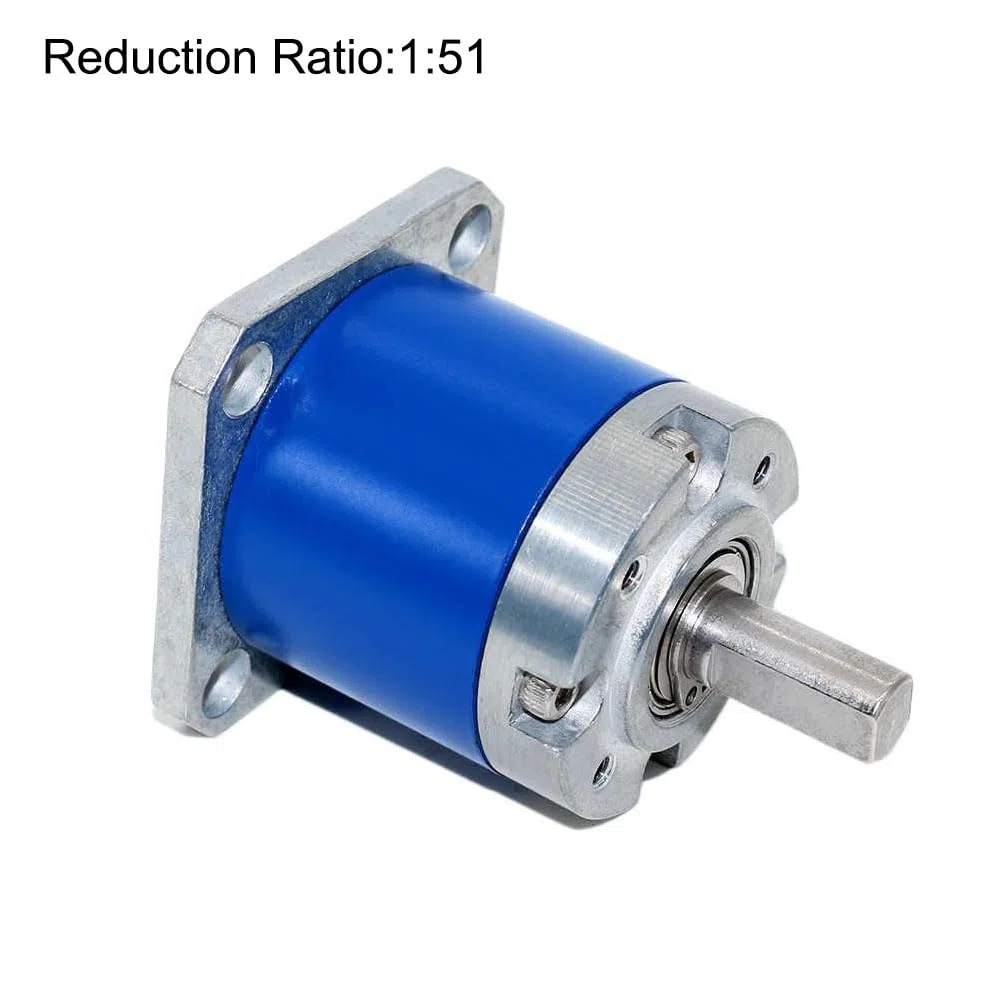 Reductor de Motor Paso a Paso 42 de Engranaje Planetario de Precisión Motor de Engranaje de Alto Torque de Acero de Aleación de Bajo Carbono de 36 Mm Hacia Adelante y hacia Atrás (1:51)