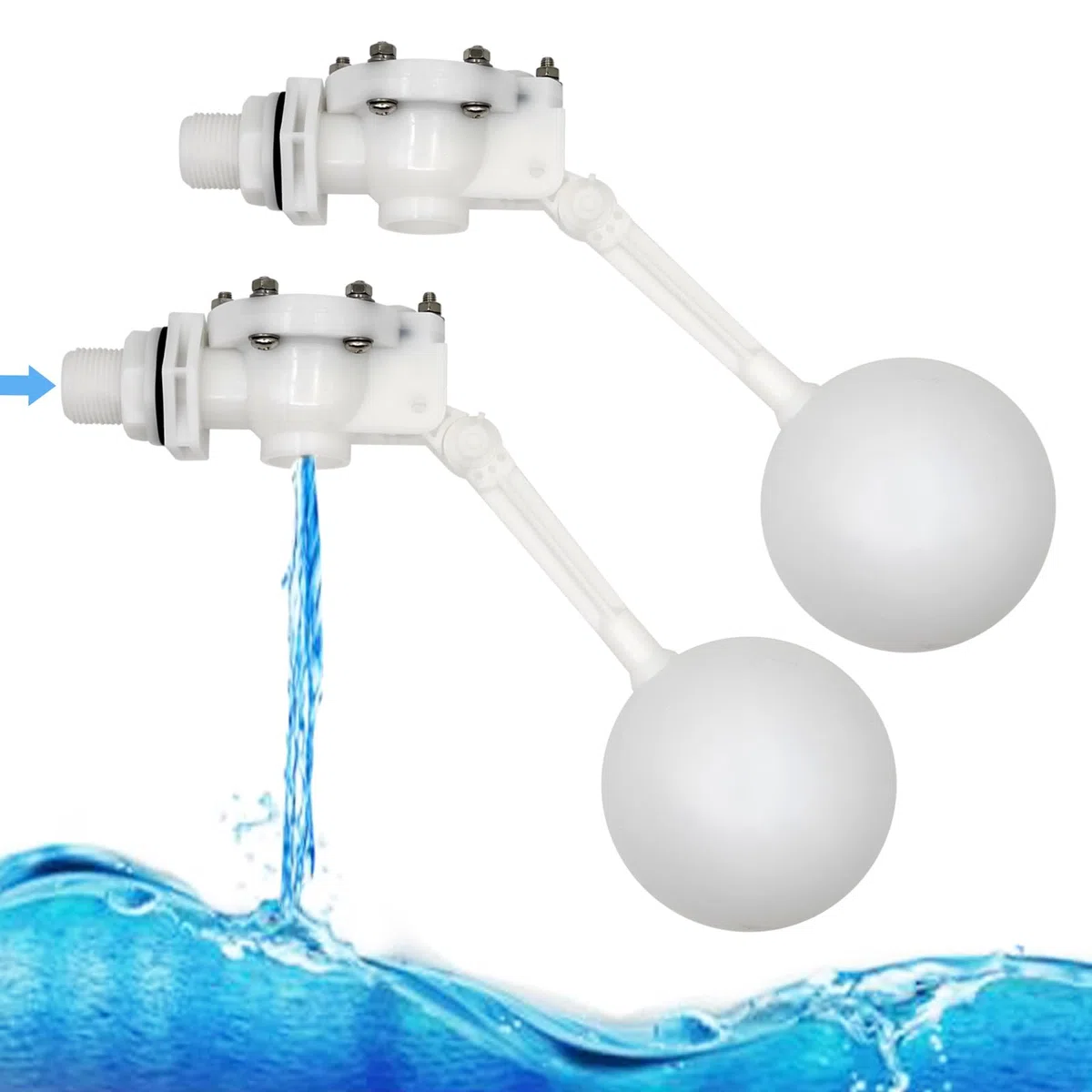 Válvula de flotador 3/4 Válvula de flotador de llenado automático para válvula de tanque de agua Válvula de bola de flotador de agua apagado válvula de bola de agua