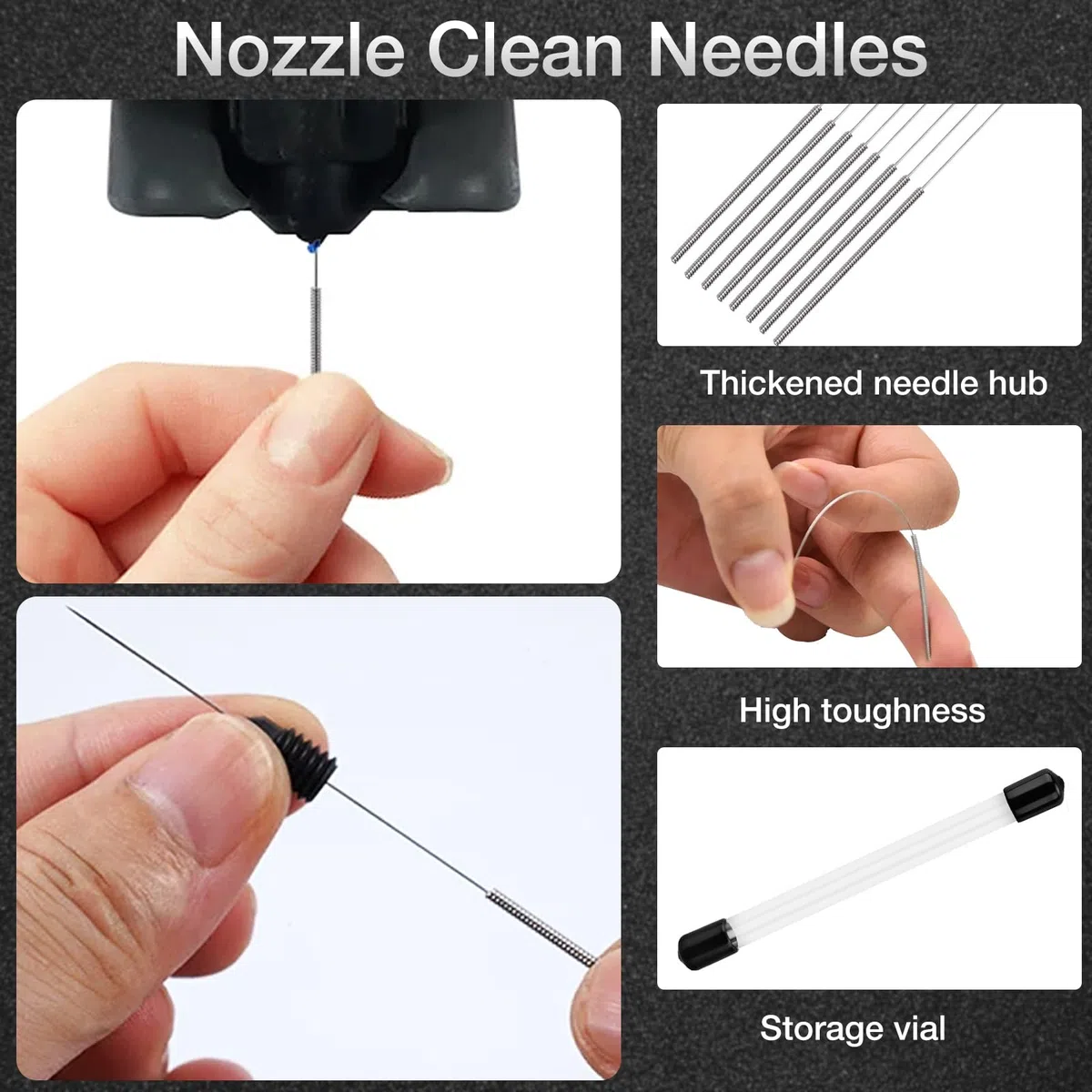 Yizhet Kit del Hotend para Anycubic Kobra 3, 2 Piezas Hotend Repuesto con 8 Boquillas Latón 0,4mm, Llave De Boquilla, 20 Agujas Limpieza y 4 Fundas De Silicona