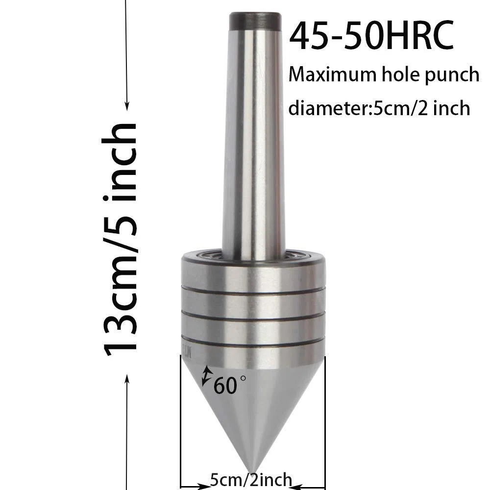 MT2 - Herramienta de torno de madera de metal y rodamiento vivo (40 CR)