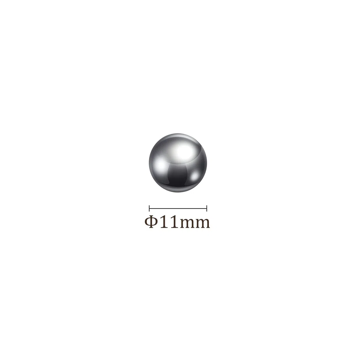 100uds Precisión Bolas - [11mm] Carbono Acero para Rodamientos Válvulas Uso, Sólido