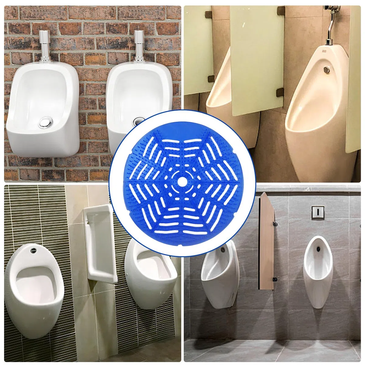 Pantallas desodorantes para urinaria: limpieza de baño masculino | Manchas que eliminan las píldoras, almohadillas largas para inodoros públicos, higiene y frescura