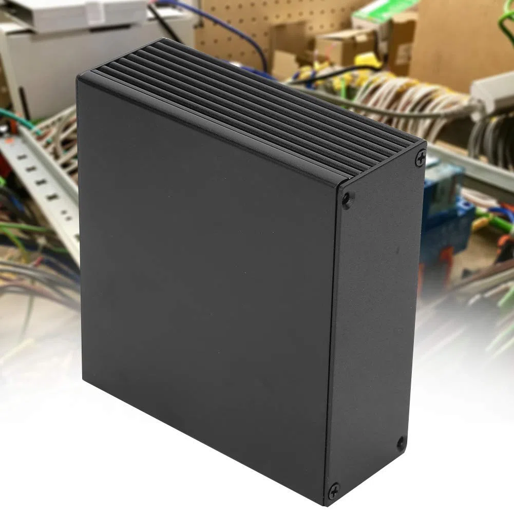 Caja de Enfriamiento de Aluminio para PCB Placa de Circuito y Proyectos Electrónicos - 40 x 110 x 100 mm, Caja de Instrumentos Resistente y Protección de Componentes