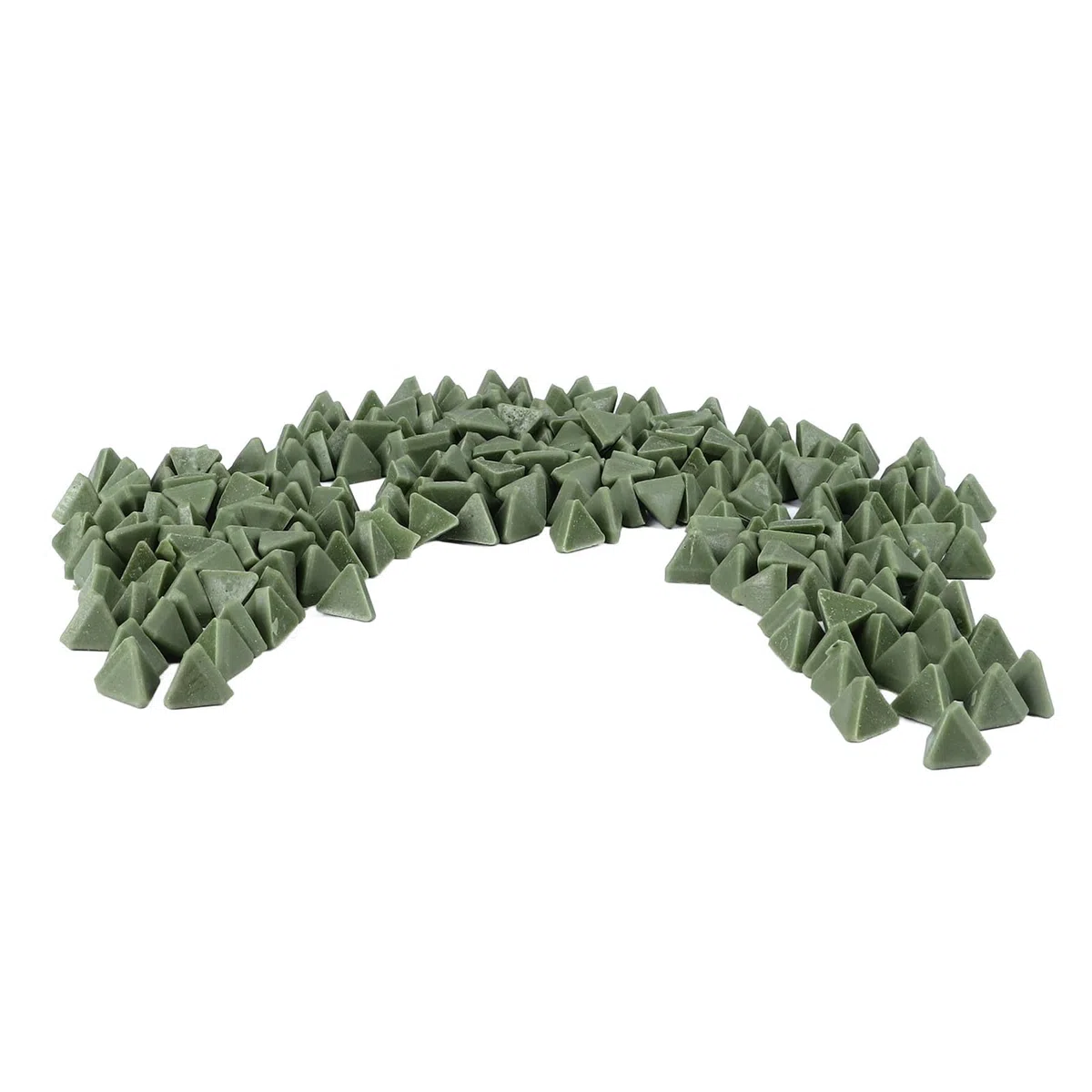 Triangle Resin Abrasive Efficient Resin Tumbling Media Fine Polishing for Jewelry Gemstone Shells 15mm 17.6oz