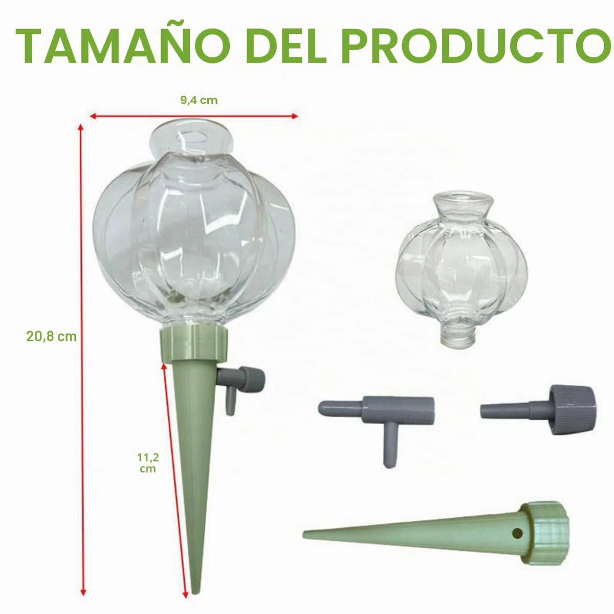 4 Piezas Bolas de Riego, Bolas de Riego para Plantas, Autorriego por Goteo para Macetas, Autorriego para Macetas para Plantas Colgantes de Interior y Exterior