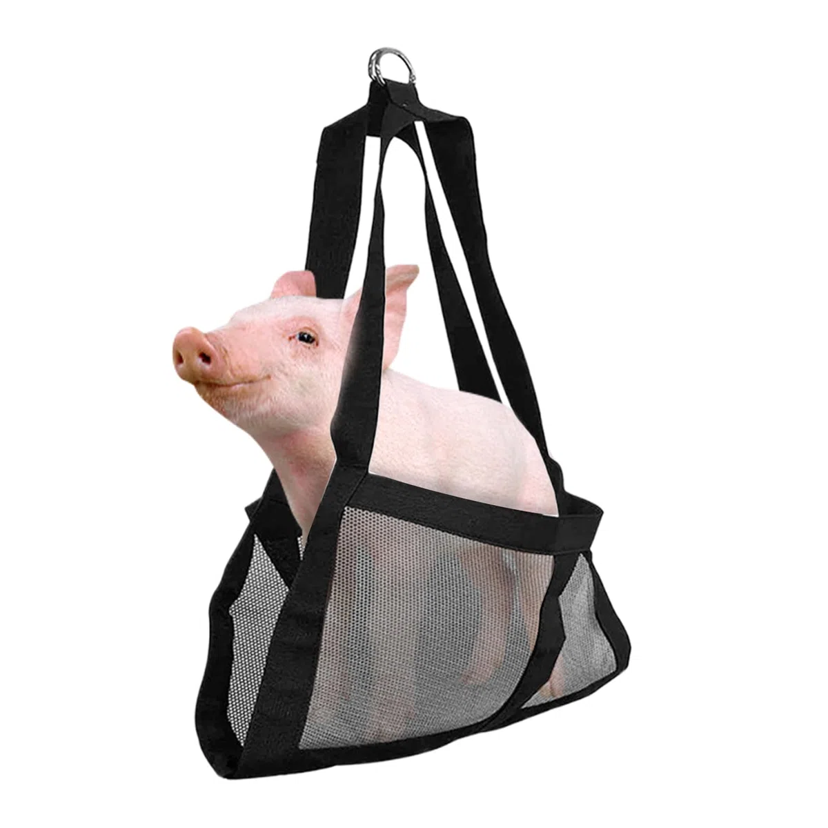 Eslinga de pesaje de Pantorrilla, arnés de báscula de Peso, Soporte Seguro de Levantamiento de Ganado, 30 x 48 cm, Cuna Suave para terneros, Cabras, Cachorros, Conejos, corderos, ovejas