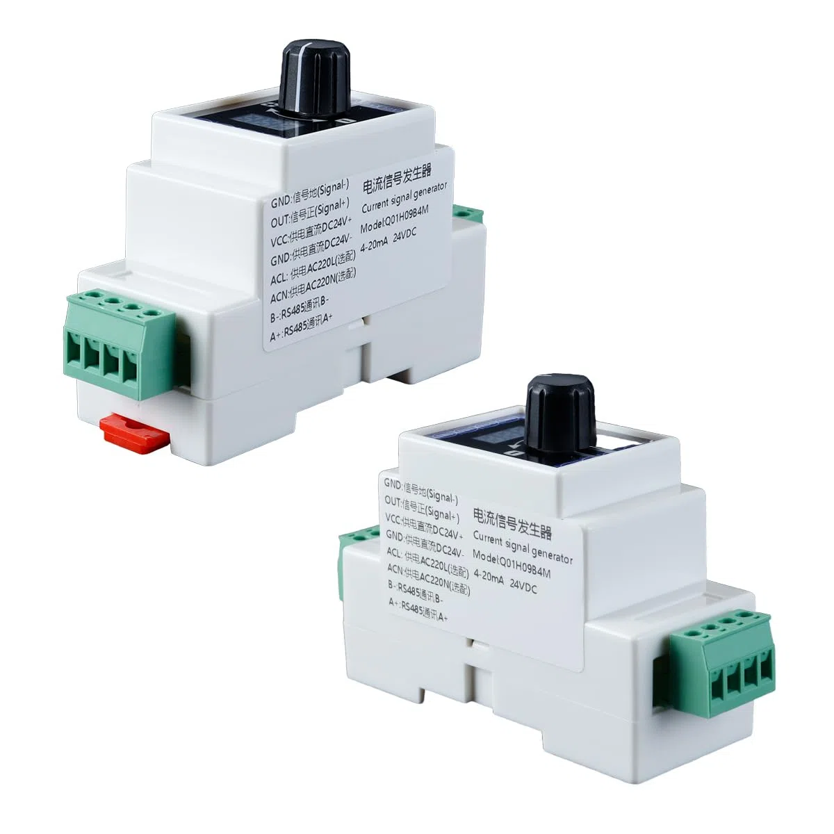 Generador De Señales De Corriente Con Pantalla Digital De 4-20 MA CC, 24 V, Simulador Analógico Para Instalación De Rieles.