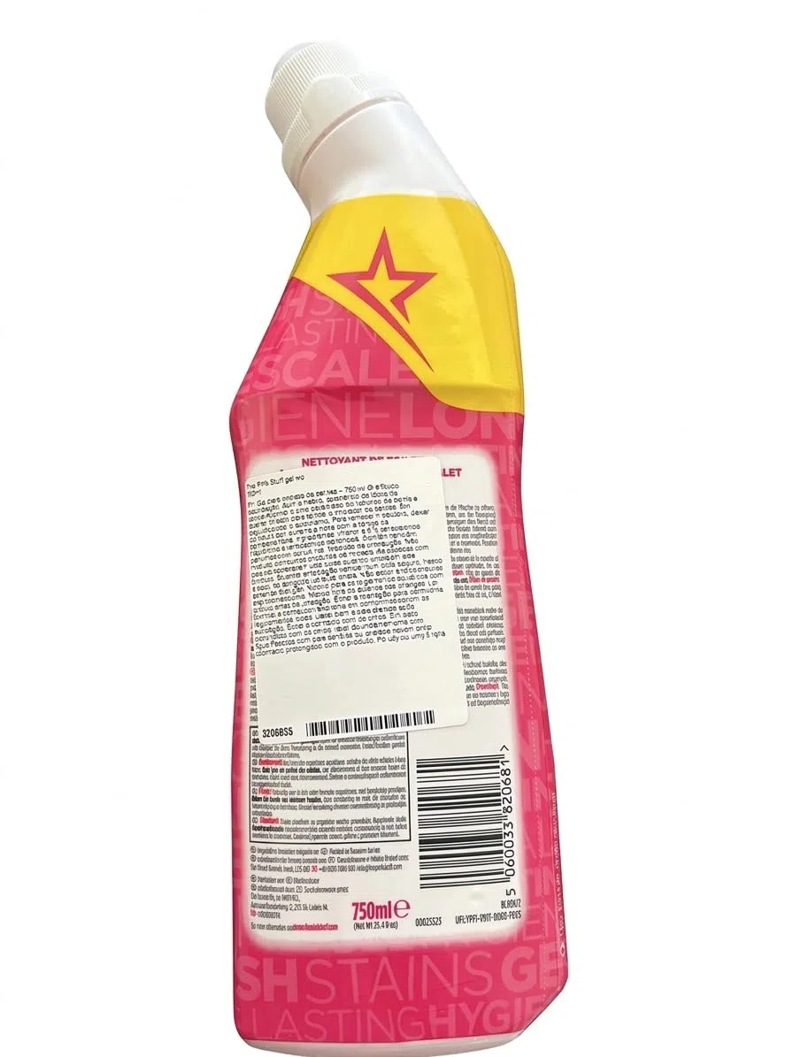 3 limpiadores de inodoro The pink Stuff the Miracle,750ml