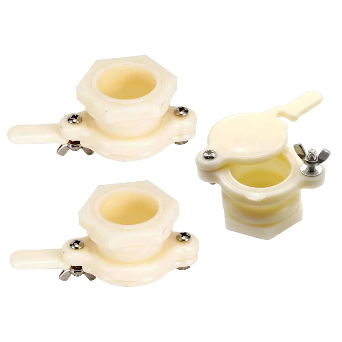 3 Uds Válvula de Puerta de Miel, Extractor de Miel Herramienta de Grifo de Miel Herramienta de Equipo de Apicultura Para Apicultor Suministros de Apicultura