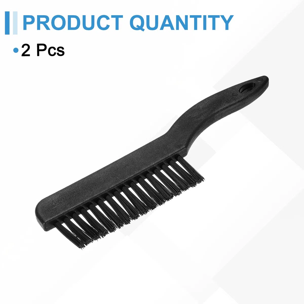 QUARKZMAN 2 Piezas De Cepillo Antiestático 35x123mm Portátil Mango De PP Nylon Anti- Estático Limpieza ESD Cepillos para Electrónicos Computadora Teclado Negro