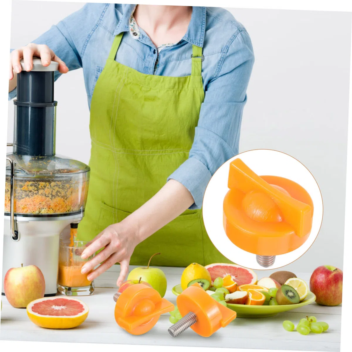 Tornillo de Repuesto para Exprimidor de Naranja Eléctrico, Pieza de Fijación de Plástico Xc-2000E para Mantener y Reparar en Restaurantes