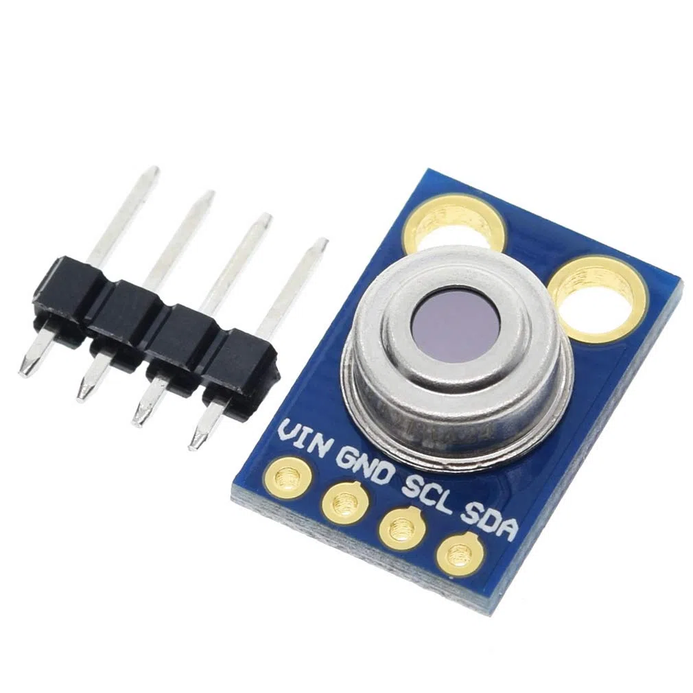 Hailege MLX90614 módulo de sensor de temperatura infrarrojo sin contacto IIC I2C 3-5V para Arduino 51 MCU