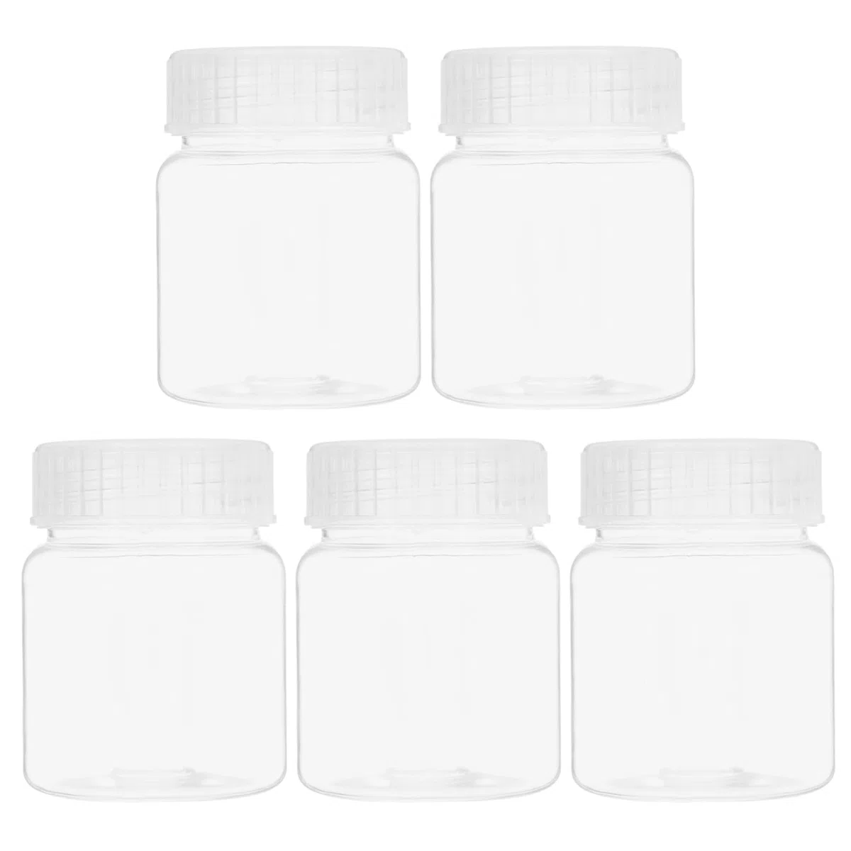 MAGICLULU Frascos de Cultivo Celular Boca Ancha 240 Ml Tapa Ventilada, Juego de 5 Unidades Reutilizables para Almacenamiento de Muestras y Reactivos Químicos en Laboratorio