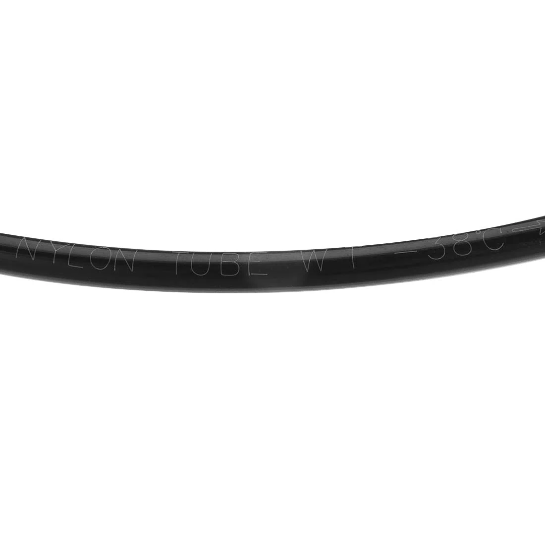 sourcing map Nylon Línea Manguera Tubo, 3mm(0.11") ID x 5mm(0.19") OD 3 M PA6 Nylon Tubo Neumático Aire Freno Tubería para Fluidos Transferencia Negro