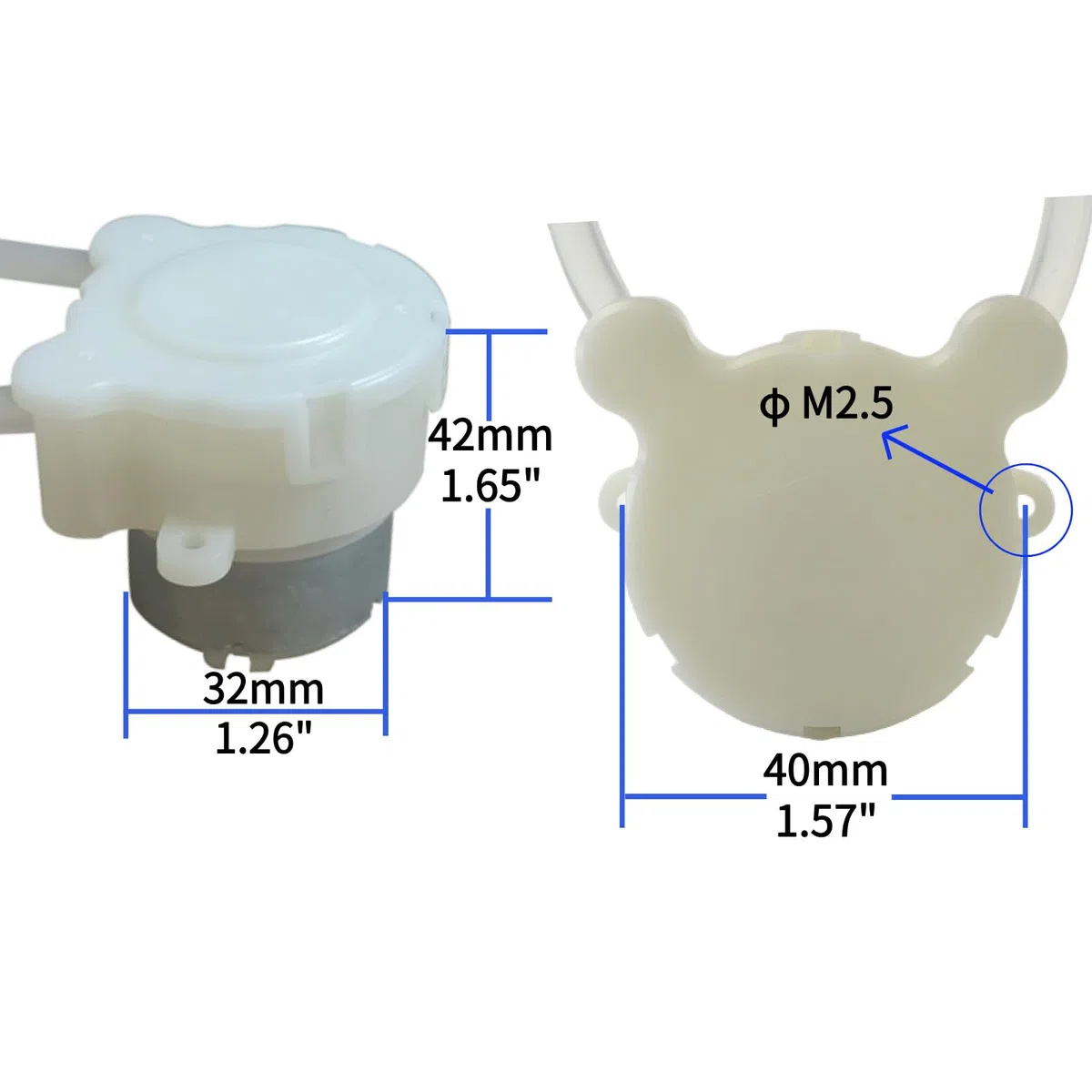 CONQUERALL DC 5V micro bomba peristáltica pequeña bomba autocebante dosificadora de flujo para el bombeo de la máquina de aceite, el bombeo de desinfectante de manos