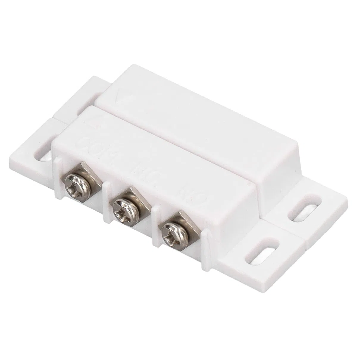 Juego de Interruptores de Láminas Magnéticos de 2 piezas: Interruptor de Puerta Magnético Normalmente Abierto/cerrado para Puertas e Interruptor Magnético Confiable para Sistemas