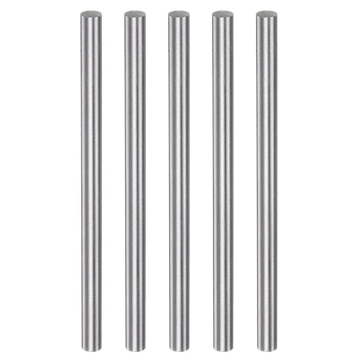 sourcing map 5 varillas redondas de 5,9 mm x 100 mm de acero de alta velocidad (HSS), herramientas de manualidades para torneado, perforación y roscado