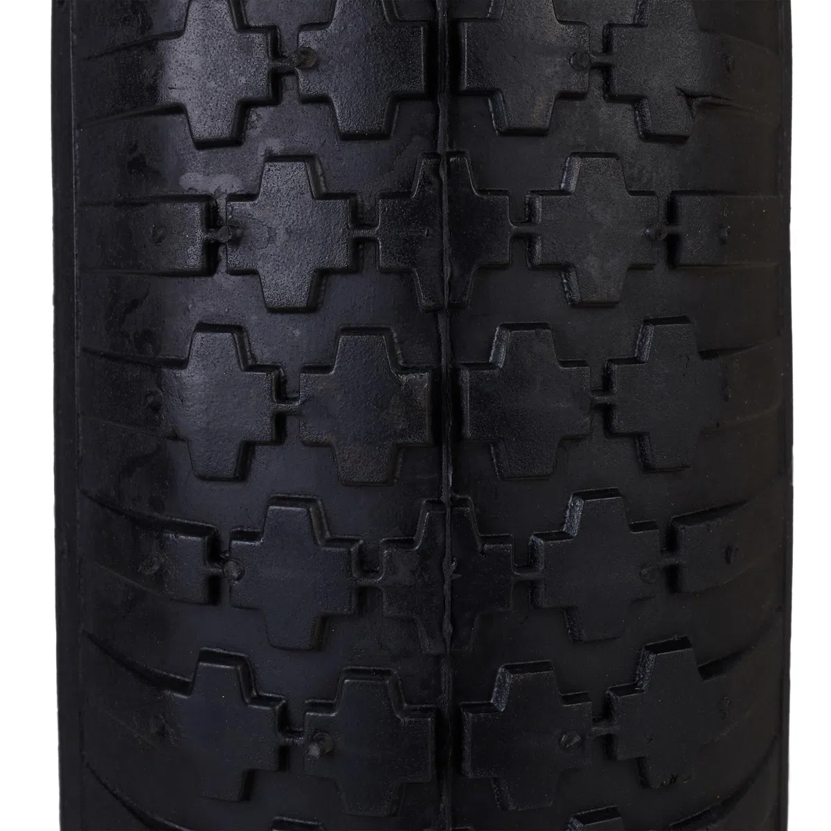 Relaxdays Rueda de Carretilla con Cámara de Aire, Neumáticos 3.50-8 para Carro de Mano, con Perfil, hasta 154kg, Negro