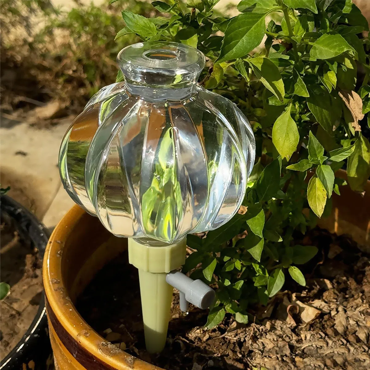 4 Piezas Bolas de Riego, Bolas de Riego para Plantas, Autorriego por Goteo para Macetas, Autorriego para Macetas para Plantas Colgantes de Interior y Exterior