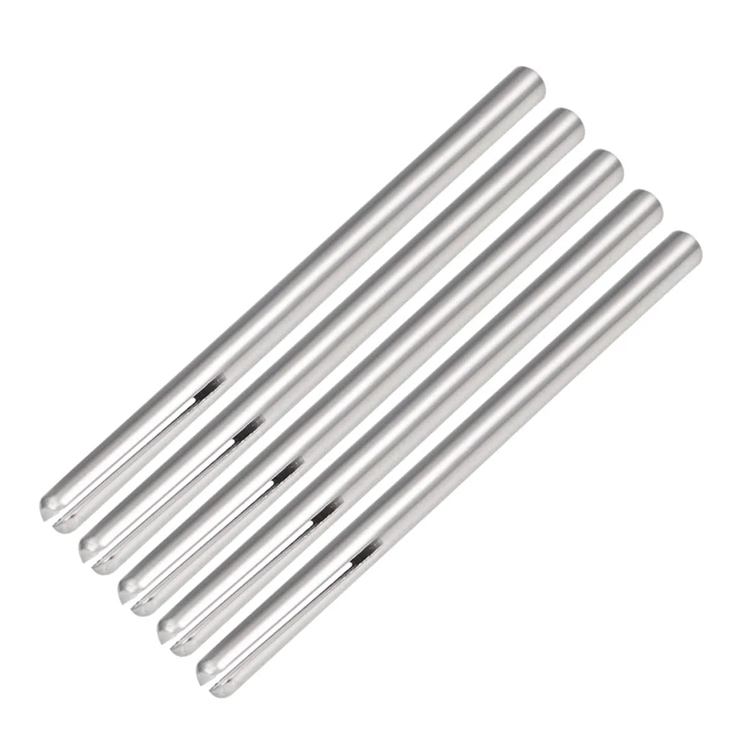 sourcing map Soporte de papel de lija de mandril recto de 3 mm para disco de lijado abrasivo 5 piezas